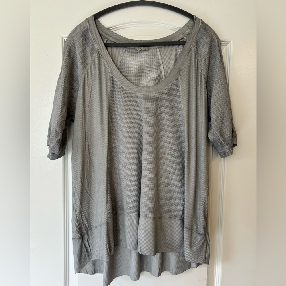 NWOT POL Waffle Knit Short Sleeve Shirt